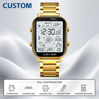 Montre personnalisée de luxe avec logo, MOQ 50 pièces, Skmei 1888, chronomètre, compte à rebours, calendrier, montre numérique sportive pour homme, Reloj Hombre