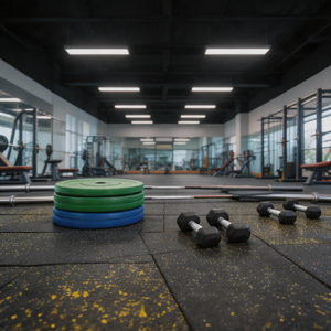 Revêtement de sol de sécurité pour salle de sport Runsure, écologique, insonorisant, imperméable, durable, antidérapant, gymnase pour bébés, <span class=keywords><strong>Fisher</strong></span> Price, poids, CrossFit - Product Image 2