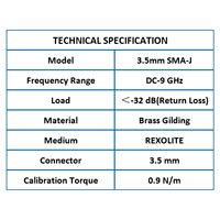 Calibrador TOJOIN 3,5mm-J/K y 3,5mm-M/F CalKit con estándar abierto, compatible con el Kit de Calibración mecánica estándar 85033E