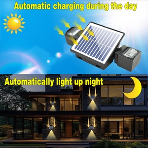 Lampe murale solaire extérieure réglable et étanche pour jardin - Product Image 3