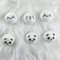 Usine Squeeze PU Matériel Petits Jouets 4cm Panda Rebond Lent Décompression Soulagement Du Stress Garçons et Filles Jouet En Gros