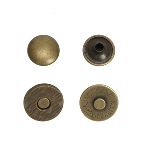 Bolso redondo de metal 18mm 14mm remache botón magnético tipo broche - Product Image 4