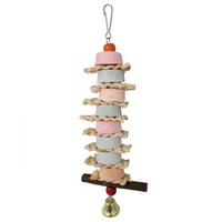Oiseaux Perroquet Meule Pierre À Mâcher Morsure Chaîne Jouets Paille Maïs Feuille Arbre Branche Perroquet Seiche Os Jouet