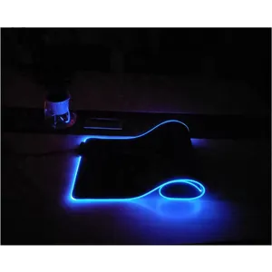Tappetino per Mouse quadrato RGB gaming in LED strip lights tappetini per Mouse riscaldati gamer con tappetino da gioco stampato con logo personalizzato