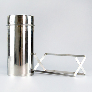 Cubo de esterilización de acero inoxidable para autoclave, para pipetas de laboratorio y placas de Petri - Product Image 1