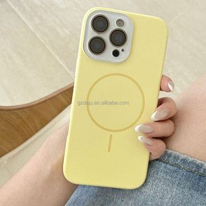 2025 từ sang trọng Silicone không dây trường hợp điện thoại với tinh thể ống kính phim bảo vệ Bìa iPhone 17 16 15 13 14 Pro Max - Product Image 1