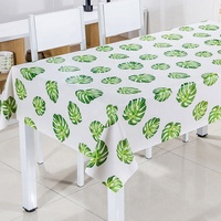RNPT étanche à l'huile résistant aux taches nappe en plastique pvc pour la fête de vacances aquarelle imprimé PW94-TR313-1-2