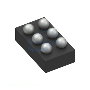 ไอซีแท้ REG BUCK ADJ 1.3A 6WLCSP FAN53741UC108X 6 UFBGA, WLCSP ชิปจัดการพลังงาน (PMIC) วงจรรวม - Product Image 1