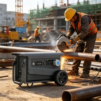 Station d'alimentation portable 5000W, générateur solaire haute capacité 3600W, charge solaire MPPT efficace, alimentation de secours d'urgence LiFePO4