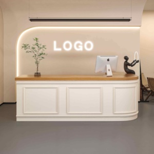 Comptoir de <span class=keywords><strong>caisse</strong></span> mobile rétro français pour magasin de vêtements, bar, pâtisserie, réception, îlot de réception, armoire, Chine Fujian - Product Image 3