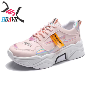 Chaussures pour femmes 2020, baskets plateforme assorties en couleur, vente en gros - Product Image 1
