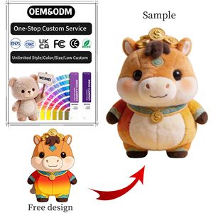 Fabricant de jouets en peluche personnalisés ODM/OEM : Chevaux porte-bonheur, chevaux en peluche sur mesure pour enfants - Product Image 1