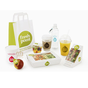 Boîte à lunch en papier kraft jetable Boîte à emporter pour restaurant léger Sandwich personnalisé Salade de fruits Bentos Boîte d'emballage alimentaire - Product Image 3