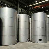 Tanques de Almacenamiento de Agua y Aceite de Acero Inoxidable de 100-20000L con Componentes Centrales de Recipiente a Presión y Sistema Expandible