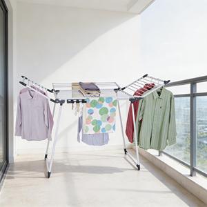 Tendedero <span class=keywords><strong>de</strong></span> <span class=keywords><strong>Ropa</strong></span> Metálico Plegable <span class=keywords><strong>de</strong></span> Alta Resistencia, <span class=keywords><strong>de</strong></span> un Solo Nivel, Tipo Ala <span class=keywords><strong>de</strong></span> Gaviota, con Patas Antideslizantes - Product Image 4