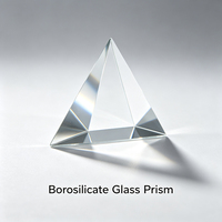 Prisme optique en verre borosilicate 3.3, cube à angle droit équilatéral, haute précision, poli, taille personnalisée
