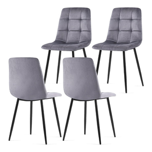 Moderno ristorante di lusso <span class=keywords><strong>cucina</strong></span> sala da pranzo mobili struttura in metallo nordico in velluto imbottito <span class=keywords><strong>sedie</strong></span> da pranzo per tavolo - Product Image 1