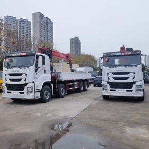 Ventas de fábrica <span class=keywords><strong>ISUZU</strong></span> FVR 8x4 Camión grúa 12 ruedas Camión grúa montada 16 toneladas 4 pluma hidráulica nuevos camiones con grúa - Product Image 2
