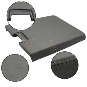 Cubierta para Reposabrazos de Consola Central Chevrolet GMC 20864151, Caja de Almacenamiento de Cuero Gris Oscuro - Product Image 4