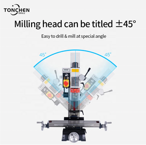 Fraiseuse <span class=keywords><strong>thermique</strong></span> verticale à faible coût à moteur sans balai prix usine <span class=keywords><strong>Mini</strong></span> perceuse et fraiseuse haute précision - Product Image 4