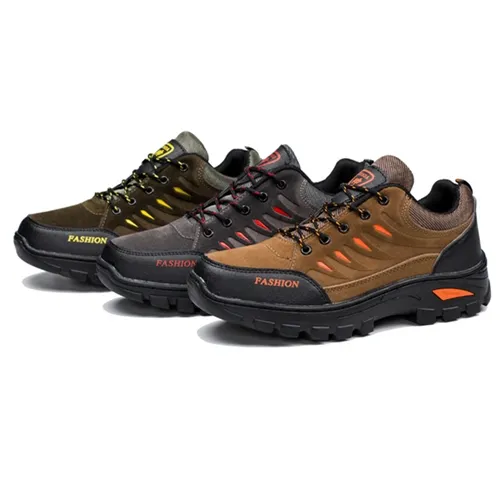 Cheap Factory Price Anti Slip winter Plush Climbing Big Size Hiking Boots Walking Style Shoes Men Hiking Shoes