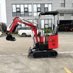 HIGHTOP EE. UU. Almacén 1000kg Máquina de excavación 1 tonelada Embolsadora pequeña Micro Excavadora Mini Excavadora - Product Image 2