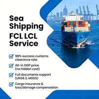 Fret maritime FCL LCL à prix réduit depuis la Chine vers Chypre Allemagne Arabie Saoudite Dubaï DDP DDU CIF LCL Services d'expédition Promotions de vente