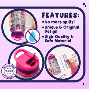 Conjunto de regalo personalizado Decora tu propia botella de agua para <span class=keywords><strong>niñas</strong></span> de 6, <span class=keywords><strong>7</strong></span> y 8 <span class=keywords><strong>años</strong></span> <span class=keywords><strong>Regalos</strong></span> para <span class=keywords><strong>niñas</strong></span>, artes y manualidades para niños de 6 a 8 <span class=keywords><strong>años</strong></span>, - Product Image 3
