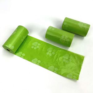 Hengtuo Free Sample OEM Customize Biodegradable <b>Compostable</b> Epi Cornstarch Durable Eco-Friendly Poop <b>Bag</b> Dispenser Dog Poop <b>Bag</b> - Product Image 3