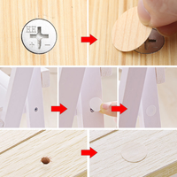 Couvre-tête de vis polyvalent autocollants Couvre-vis en PVC Protecteur de trou de vis Bouchons: adaptés à vos spécifications