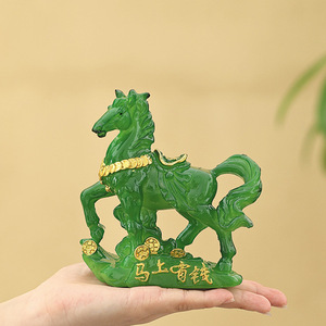Adorno de resina que cambia de color para mesa de té, con diseño de col, cerdo dorado y rana, estilo chino nuevo - Product Image 2