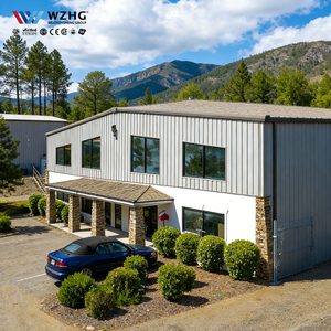 Structure en acier industrielle à travée libre pré-percée pour entrepôt, durée de vie de 50 ans, galvanisée et peinte anti-rouille, pour usage international - Product Image 1