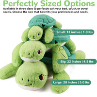 D017 tortue douce animaux en peluche pondérés 1.0 livres peluches mer petite tortue oreiller mignon cadeaux enfants adultes peluche Animal