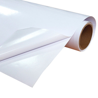 Rouleaux de vinyle PVC auto-adhésifs brillants en gros pour sol de danse de mariage, décalcomanie de monogramme, imprimable, encre éco-solvant
