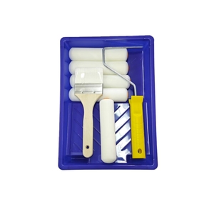 Professional 7 Inch <b>Paint</b> Roller <b>Set</b> with Tray High Density Foam Roller Sleeves and <b>Paint</b> Brush for Wall Painting DIY Home Decor - Product Image 1