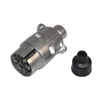 Pièces de camion de remorque robuste connecteur de camion de remorque à 7 broches convertisseur de remorque en nickel plaqué pour camion