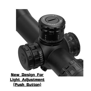 Mira Telescópica Táctica Bobcat King HD 6-24X44 FFPIR de Aleación de Aluminio de 30 mm con Retícula Iluminada, Ajuste de Paralaje <span class=keywords><strong>6X</strong></span>, Impermeable y con Iluminación Lateral Ajustable - Product Image 3