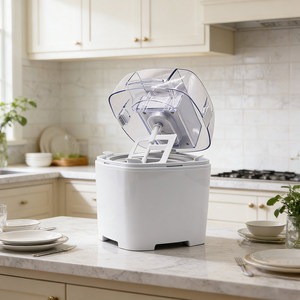 Machine à glace domestique, accessoire de cuisine, style nordique, avec compresseur - Product Image 1