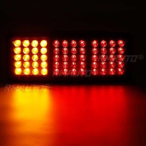 2 pièces Feux arrière LED 24V pour camion, feux stop, clignotants, feux de recul pour Kamaz, remorque, camion, bus, caravanes, tracteur - Product Image 5