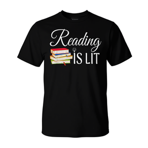 Reading Is Lit T-Shirt For <b>Teachers</b> <b>Students</b> Book Nerd <b>Gift</b> - Product Image 2