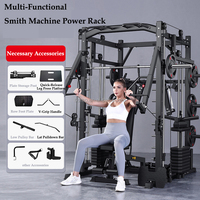 Zoshine Équipement d'entraînement complet multifonctionnel pour la maison : Banc de musculation, machine à squat, machine Smith