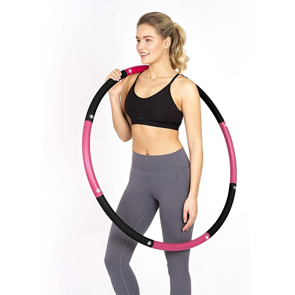 Gym Apparatuur Gewichtsverlies Fitness Gewogen Plastic Hula Ring Hoepel Reifen Voor Volwassenen