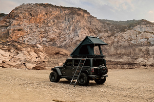 Carpas plegables ligeras para techo de camión terrestre 4x4, tienda de techo para coche de <span class=keywords><strong>Camping</strong></span>, tienda de techo resistente al agua para acampar - Product Image 6