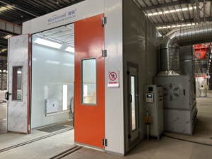 Nuova Cabina di Verniciatura Auto con Illuminazione LED, Prezzo Conveniente, Design Innovativo con Porta e Forno - Product Image 3