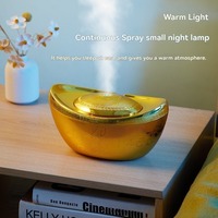Nouvel humidificateur à brume fraîche populaire de 1,5 L à grande capacité avec veilleuse, double pulvérisation USB pour usage domestique