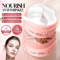 Masque Contour des Yeux Anti-rides SADOER au Collagène et Niacinamide, Nourrissant, Anti-Poches, Raffermissant et Liftant, Soin des Yeux Marque Privée