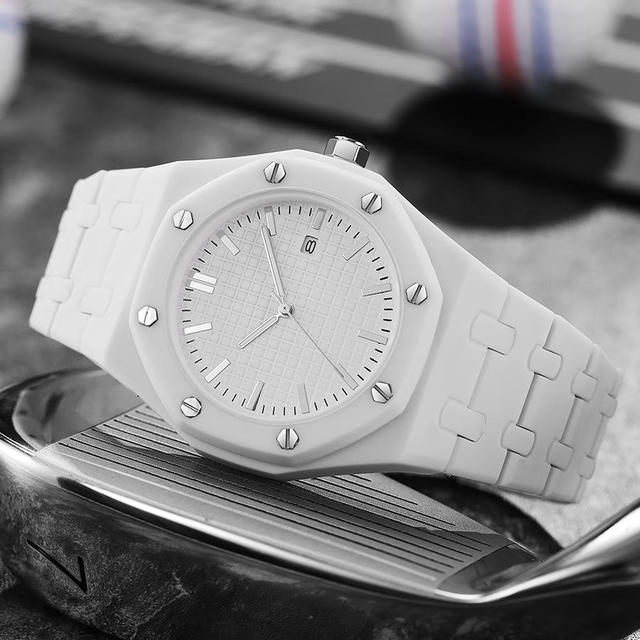 New Men's Quartz Watch Calendar Plastic Hot-Selling Waterproof Pointer Display Wholesale Custom Logo Quartz Watches