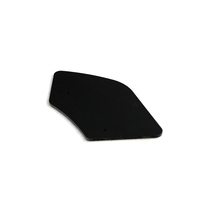 Difusor de Parachoques Trasero Negro Brillante ABS para Volkswagen Scirocco 2009 2014