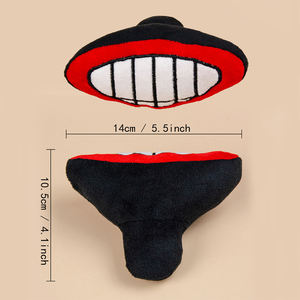 Novità giocattolo per cani in cotone imbottito con labbra bianche con denti di peluche giocattolo per animali domestici - Product Image 2