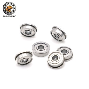 ตลับลูกปืนเม็ดกลมร่องลึกขนาดเล็ก Flyleopard MF83ZZ พร้อมหน้าแปลน ขนาด 3x8x3 มม. ทำจากเหล็กโครเมียม มาตรฐานเมตริก P0 - Product Image 1